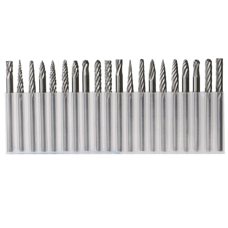 

20 шт. набор твердосплавных борфрез для аксессуаров Dremel, фрезы, сверла, гравировальные биты
