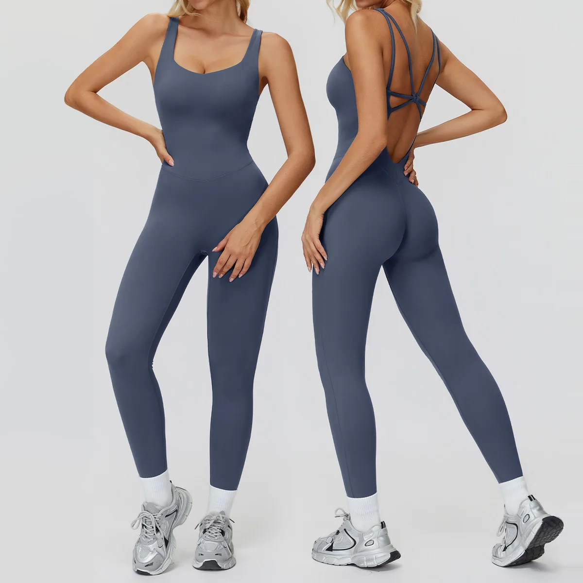 Women Yoga one-piece Jumpsuit Fitness Sports Overalls Gym Clothin Pilates Workout Clothes Outfit push-up Activewear Sportswear