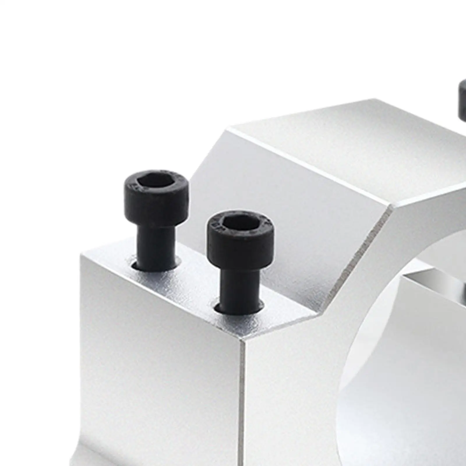 Spindle Motor Mount Bracket Aluminum Alloy Easy Installation Spindle Motor Base Holder for Router CNC Machine Milling Machine