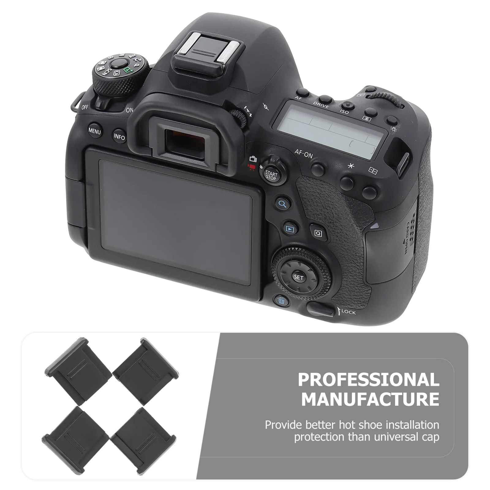 

4Pcs Camera Hot Shoe Protector Cover High Quality ABS Multi-Interface Hot Shoe Mount Protective Cap for Camera Use