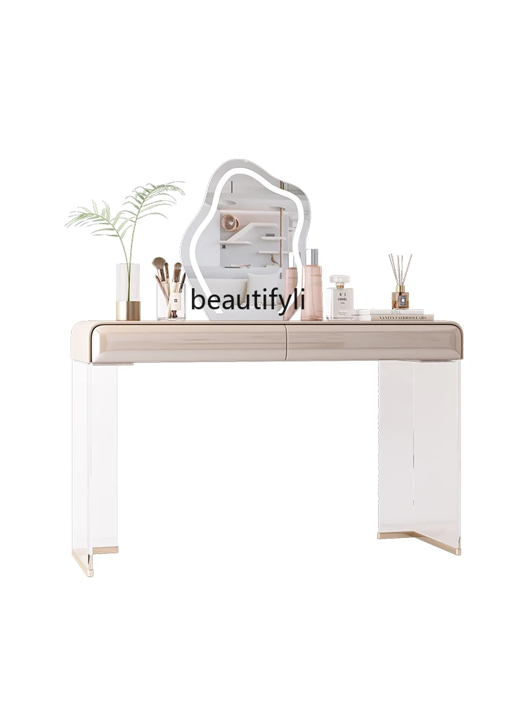 

Italian Acrylic Dresser Small Apartment Bedroom Modern Makeup Table Dressing Table