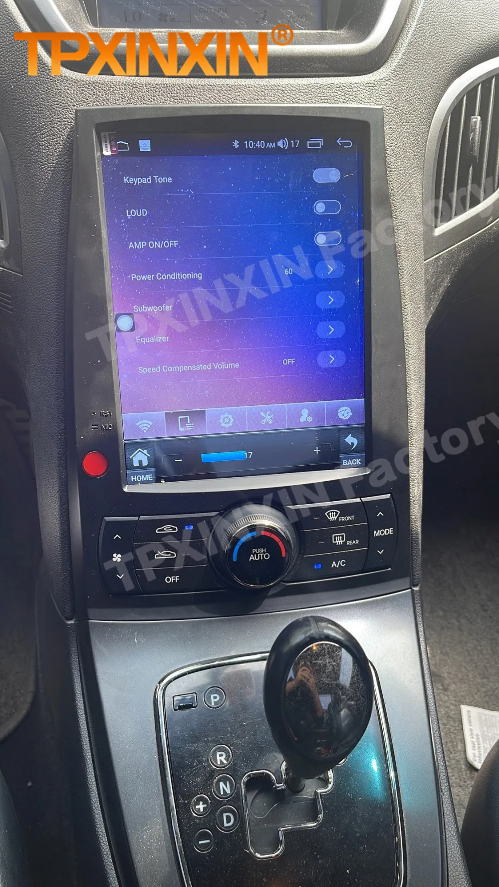 Vertical Screen Android 14 Car Radio Receiver For Hyundai Rohens Genesis Coupe GPS Navigation Receiver Player Video Head Unit