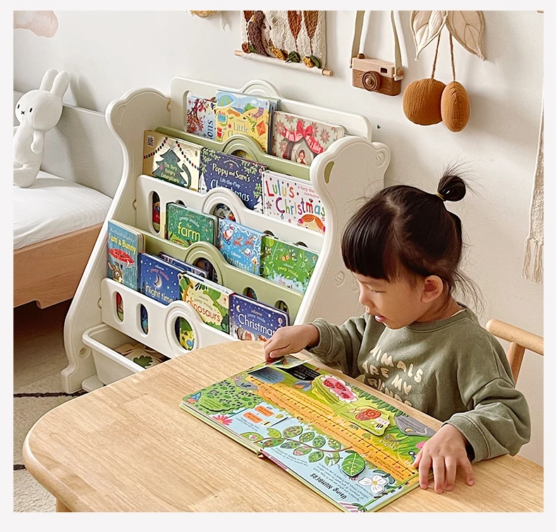 High-quality simple toy storage bookshelf children's cabinet rack storage multi-layer household