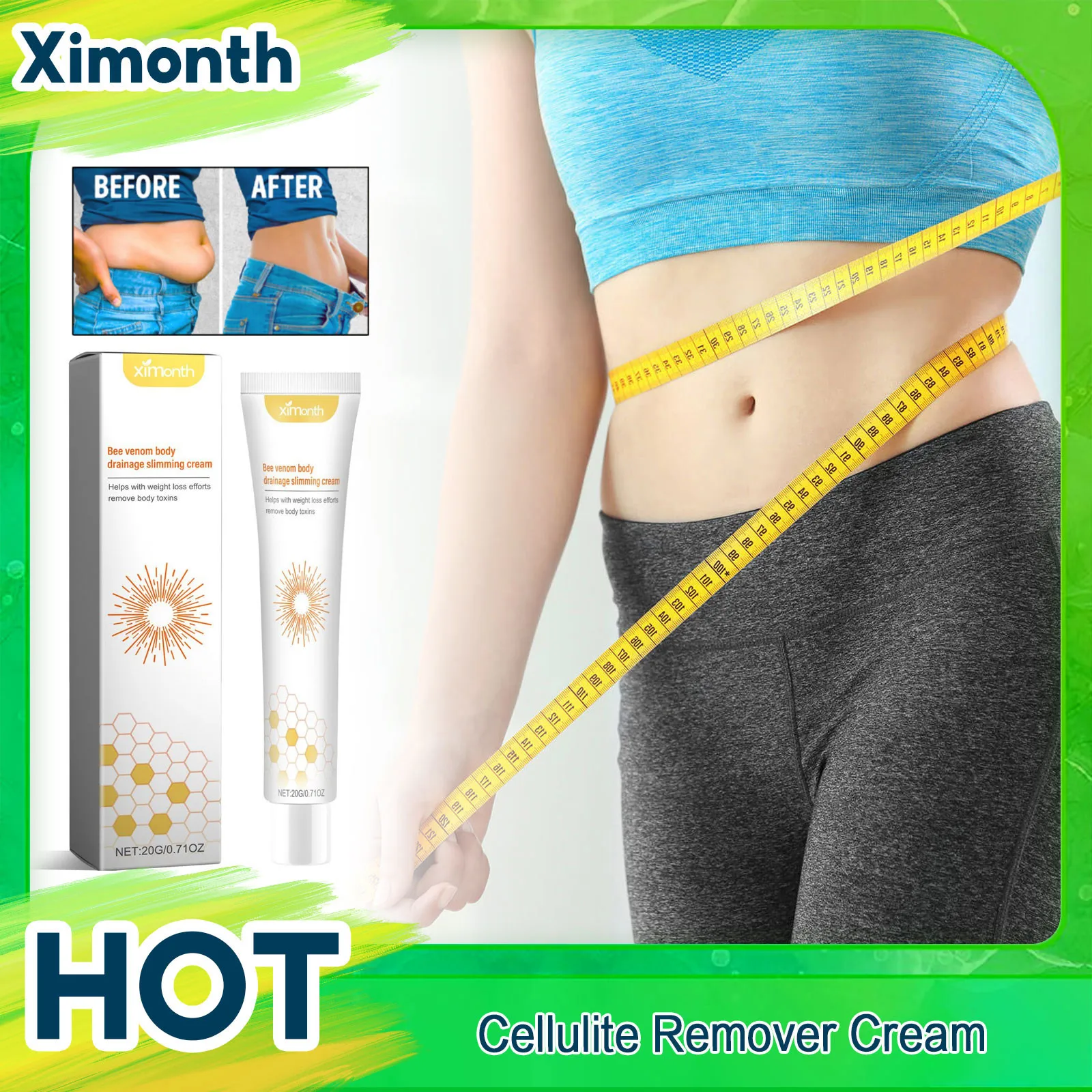 

Cellulite Remover Cream Body Sculpting Burn Belly Waist Leg Arm Fat Thin Thigh Abdomen Slimming Tummy Firming Tightening Cream