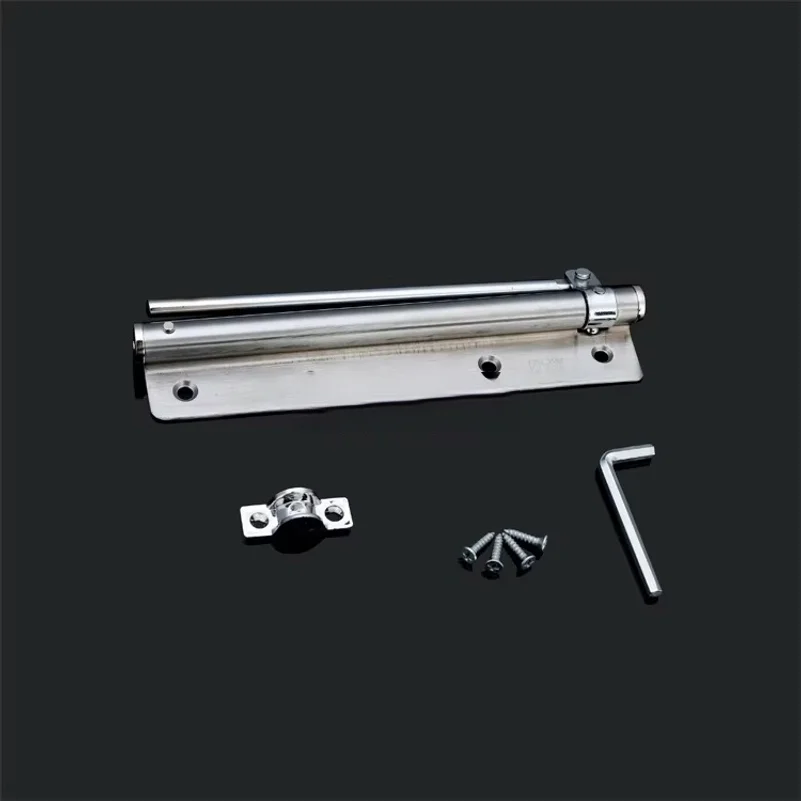Adjustable Door Closer Stainless Steel Automatic Spring Latch Hinge For Home Office Fire Rated Door Furniture Hardware