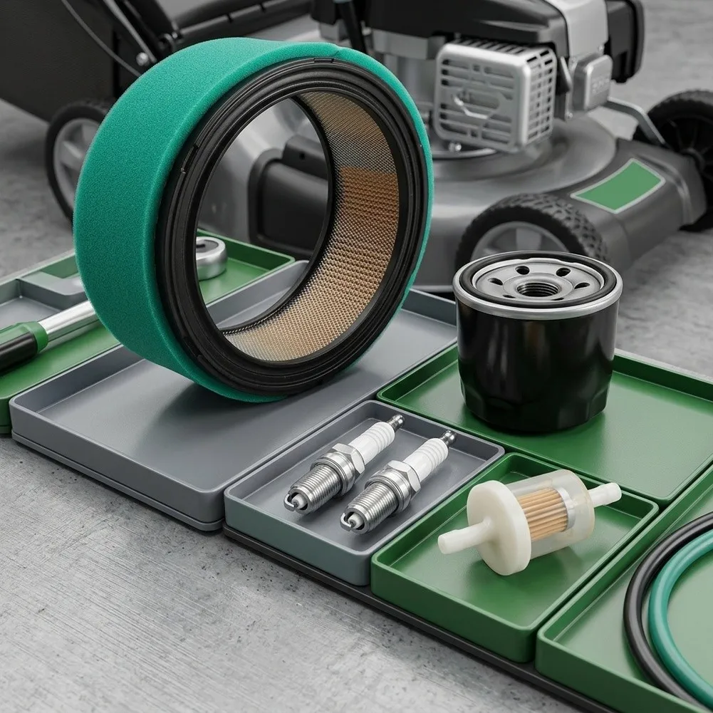 GT235E Tune-Up Kit Includes 1 Air Filter with Foam Pre Cleaner 1 Spin-On Oil Filter 1 Inline Fuel Filter and 2 Spark