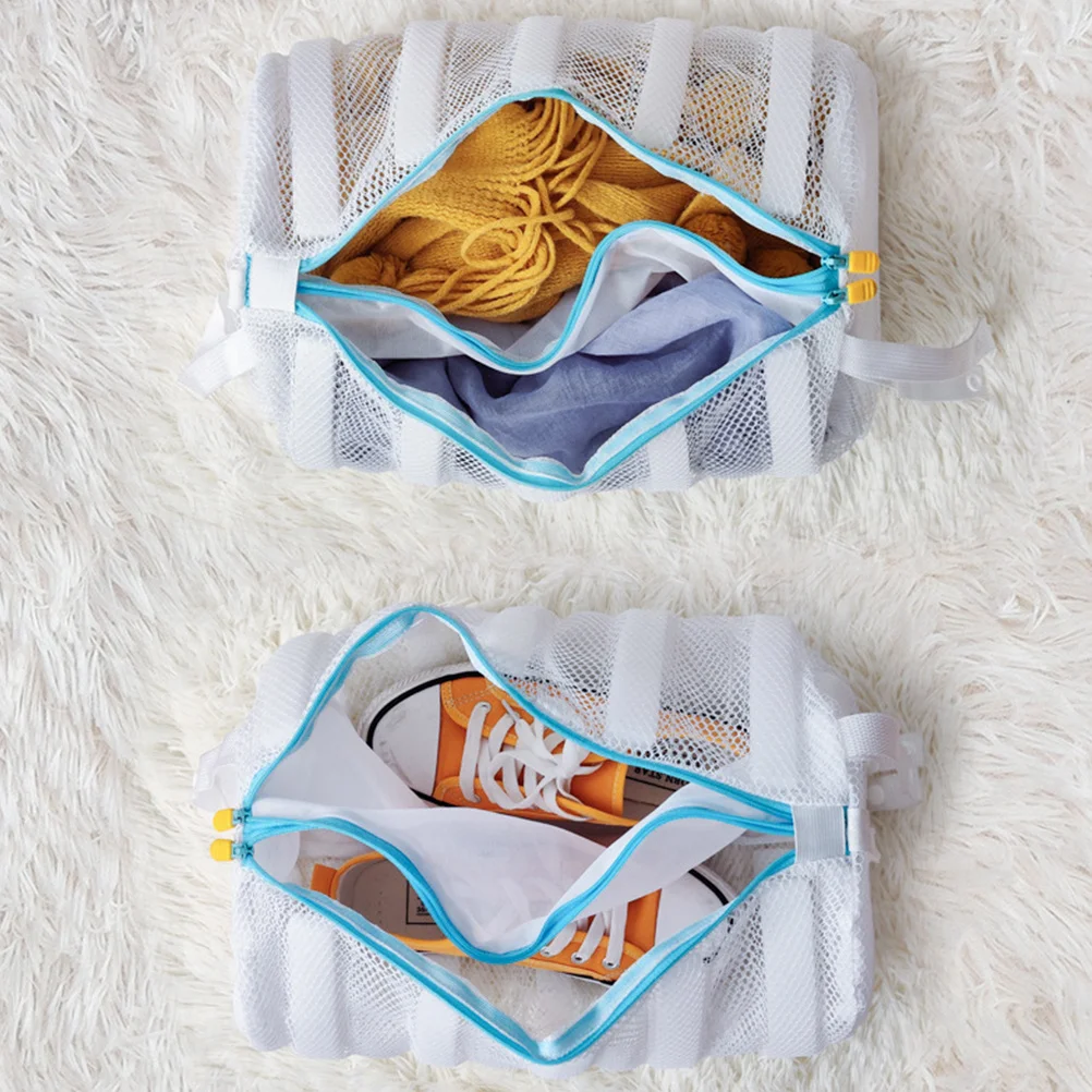 

Shoes Cleaning Bag Strong Polyester Mesh for Machine Wash Protection Against Pilling Lint Formation Ideal for Textile