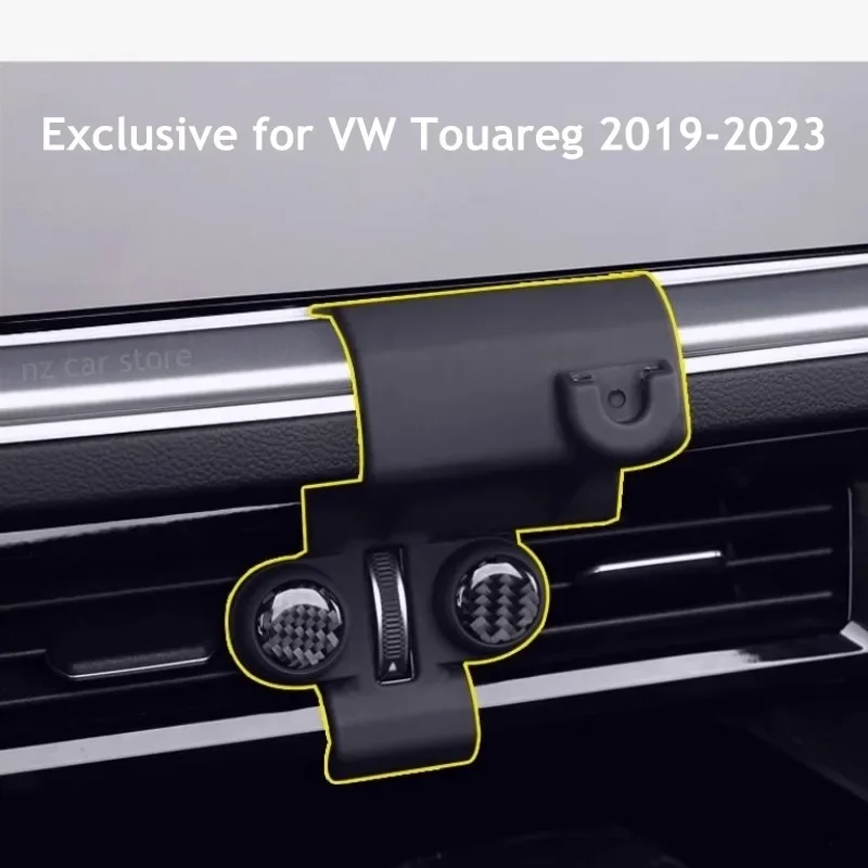 For VW Volkswagen Touareg 2019 2020 2021 Car Phone Holder Console Air Vent Mount Bracket Mobile Phone Holder Cellphone Cradle 3