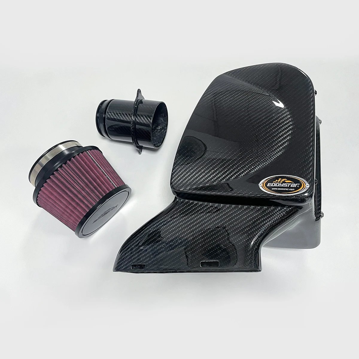 

EDDY Dry Carbon Fibre Cold Air Intake Air Box With Carbon Fiber Pipe For Mercedes Benz AMG A250 A35 W177 2.0T M260