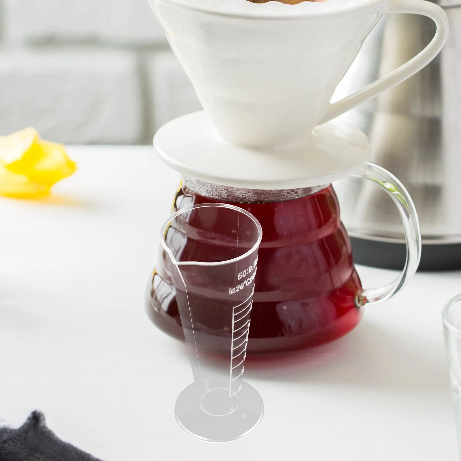 

2pcs Measuring For Milk Plastic Graduated Cup Baking Cooking Kitchen Liquid Measuring Tool Household Cup For Soy