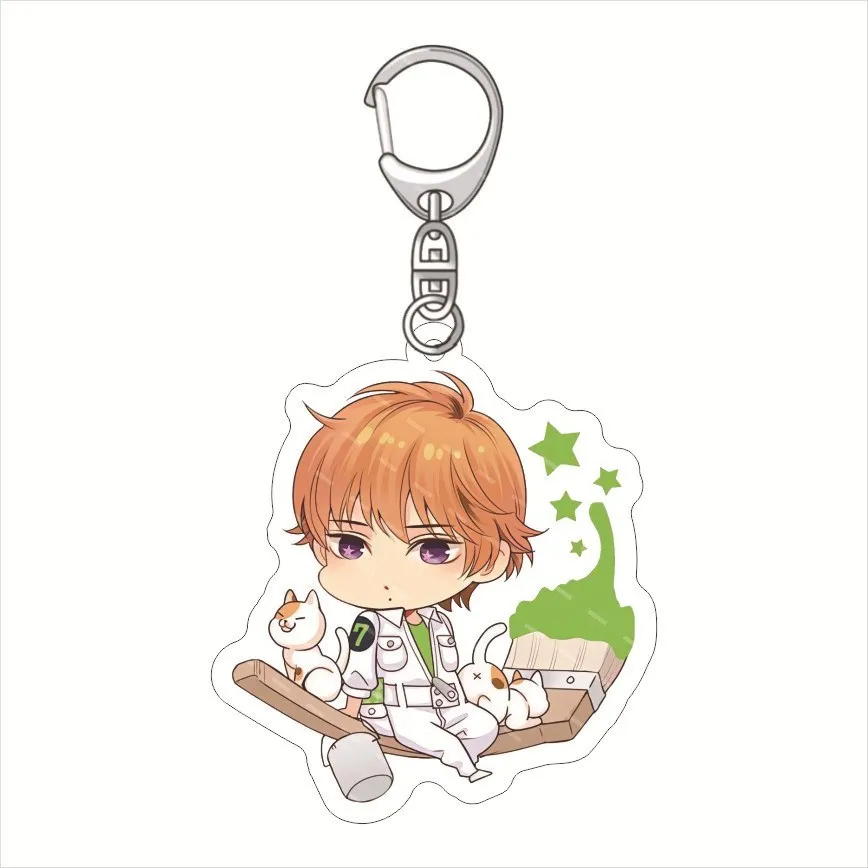 Anime Brothers Conflict Acrylic Keyring Figure Model Cartoon Keychain Cosplay Backpack Pendant Key chain Accessories Fans Gift