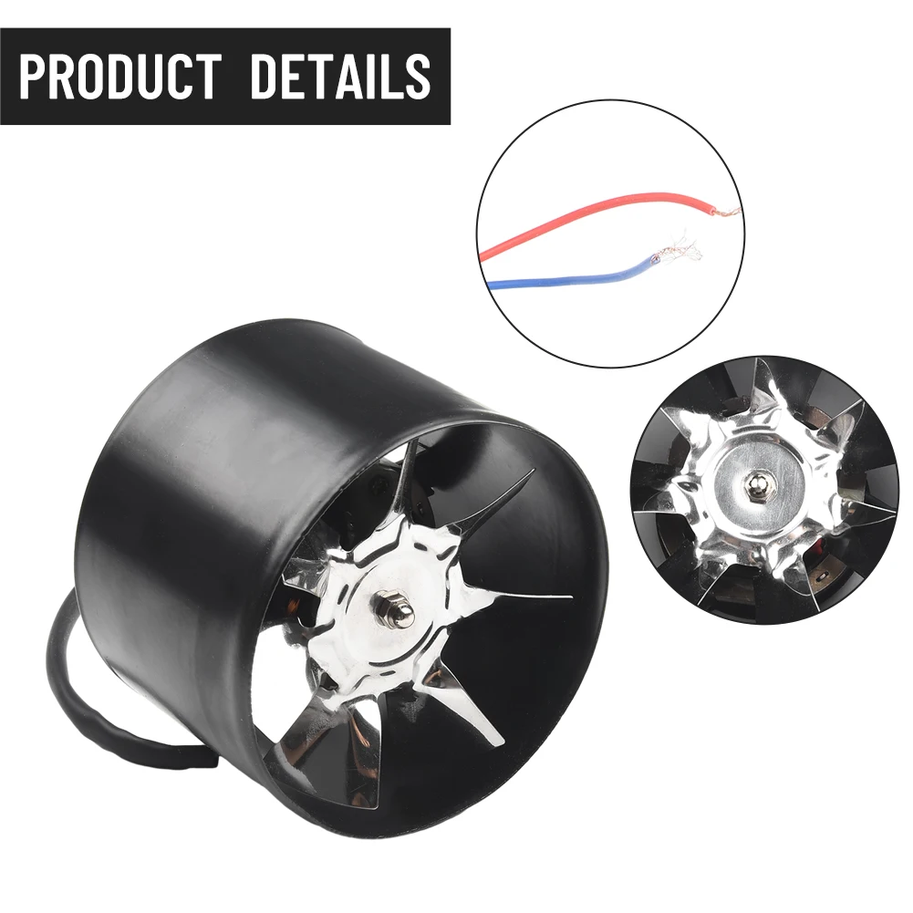Extractor Exhaust Fan 100 Mm Duct Fan Pipe Fan Quiet 1PC 20W Smoke Strong Suction For Restaurants For Kitchens