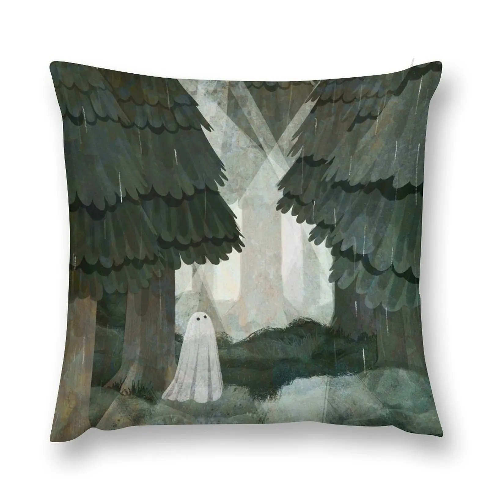 

Pine Forest Clearing Throw Pillow Cushion Child luxury decor Cushions Home Decor pillow