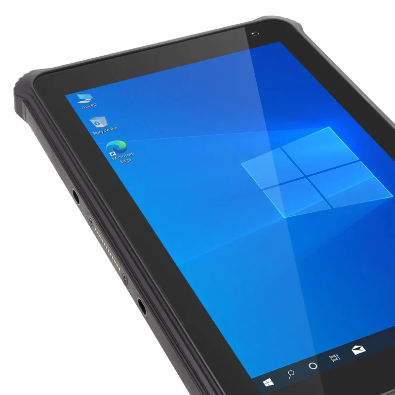 10.1 Inch Touch Screen Tablet Windows 10 RJ45 Port 4GB+64GB Fingerprint Collection NFC 2D Scanner Tablet