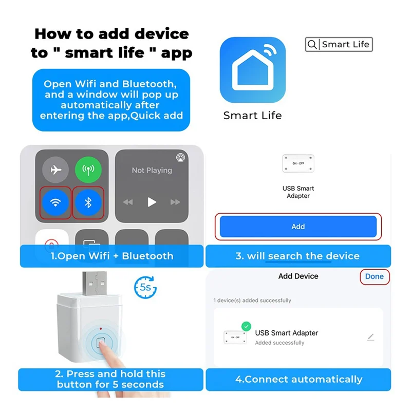Adaptador USB Wifi inteligente Tuya, adaptador USB Wifi para Yandex Alexa Hey Google para automatización del hogar inteligente