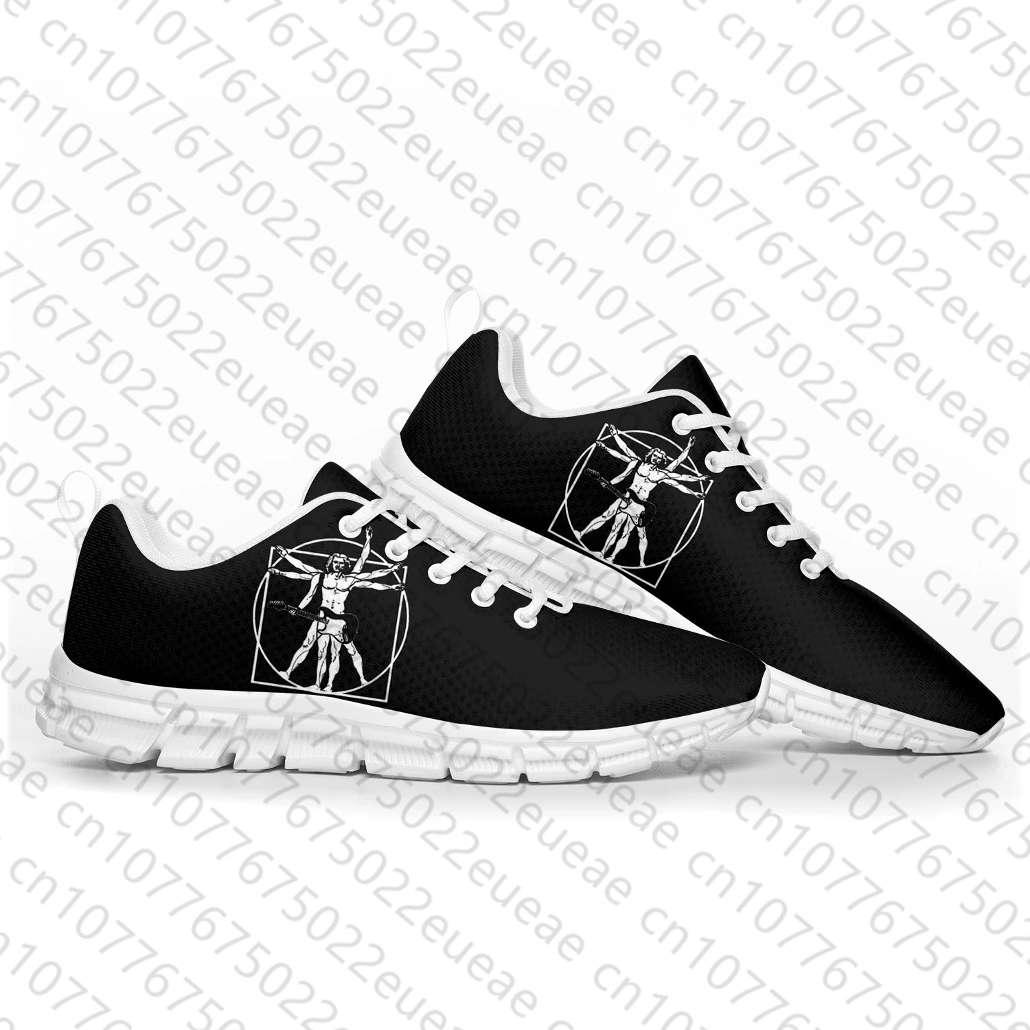 Vitruvian Man Guitar Da Vinci Sports Shoes Mens Womens Teenager Kids Children Sneakers Casual Custom High Quality Couple Shoes