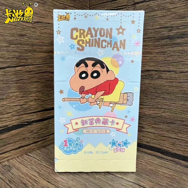 

Kayou Genuine Crayon Shin-chan Cards Classic Collection 2nd Series Genki Pack — официальная коллекционная карточная игра в стиле аниме, подарки для детей