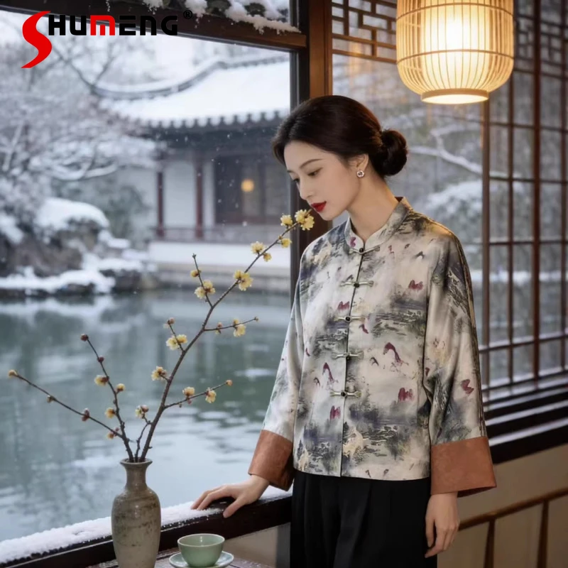 

Женские жаккардовые пальто весна-лето 2026: Новинка, однобортные, на нескольких пуговицах, элитные, с длинными рукавами, элегантные куртки для женщин