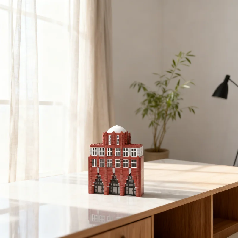 

3820 деталей MOC: Модульная модель городского пейзажа в стиле экспрессионизма, строительные блоки, креативный подарок, коллекционный декор, премиум-класс для детей