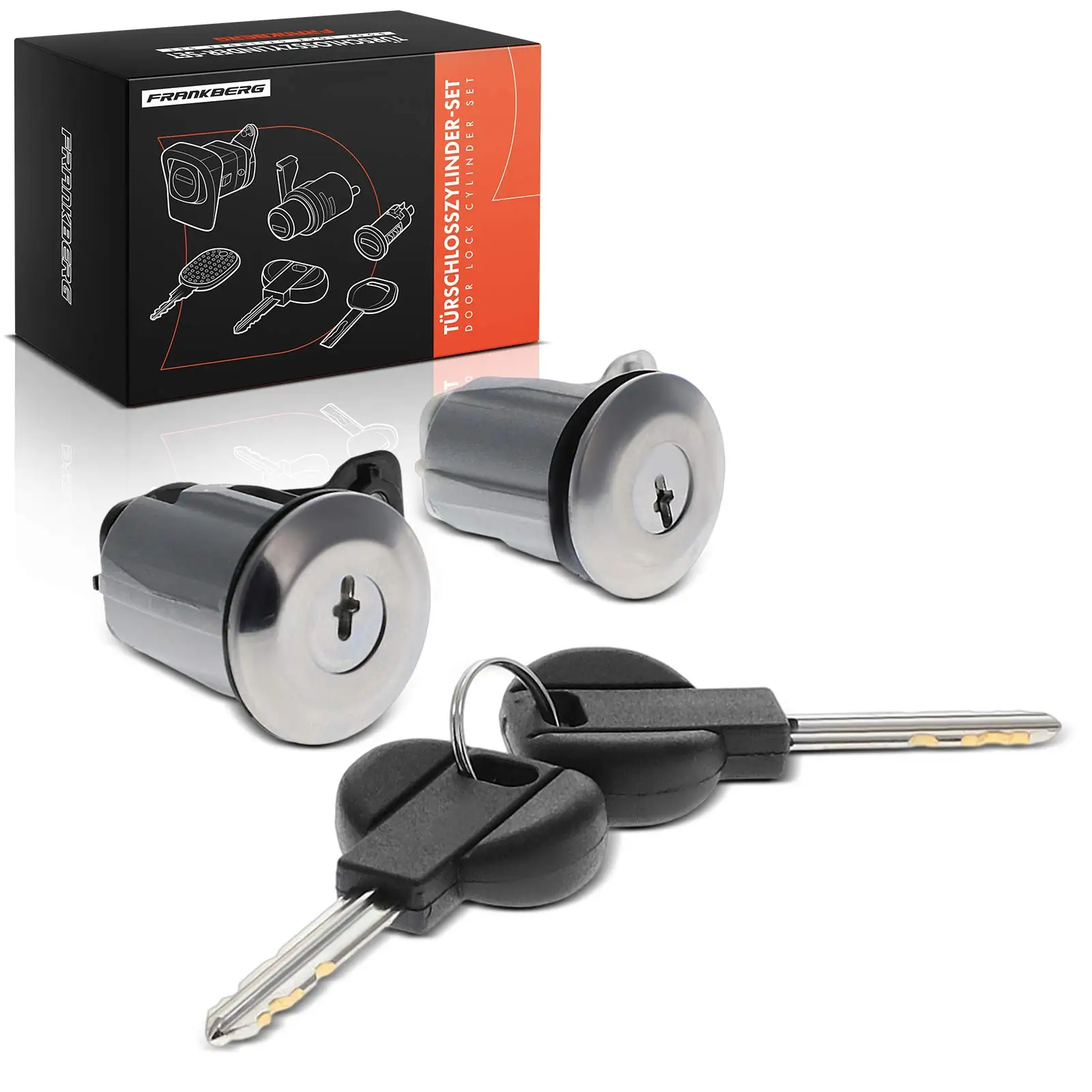 Frankberg 2x sluitcilinder voertuigdeur voor Citroën Berlingo/Berlingo First MPV 252522 9170 G3