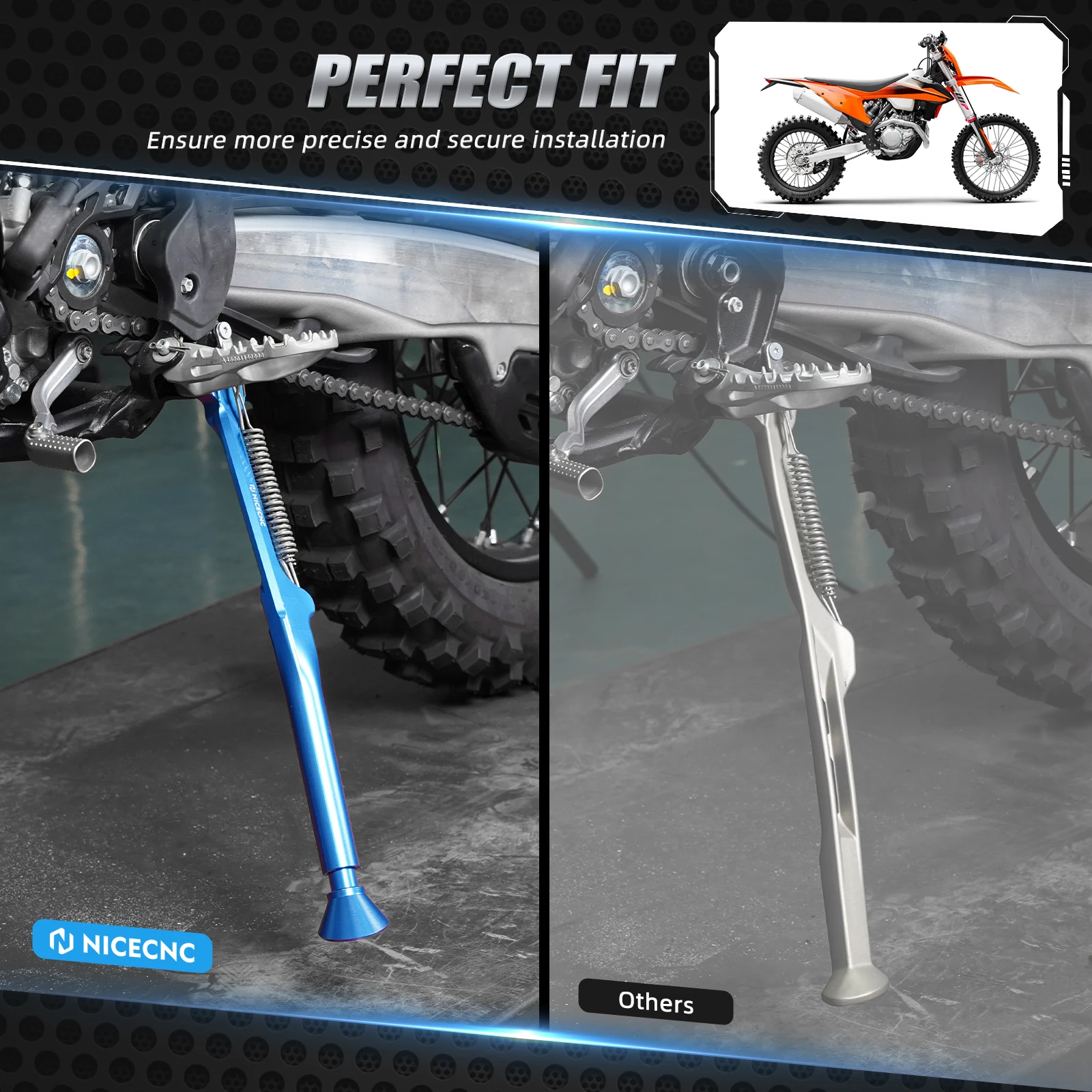 

2025 для Husqvarna TE 300 TE 250 150 125 TX 300 FE 501 FX 450 350 250 FE Опускающее звено, комплект регулируемой подставки 1 дюйм 1,5 дюйма