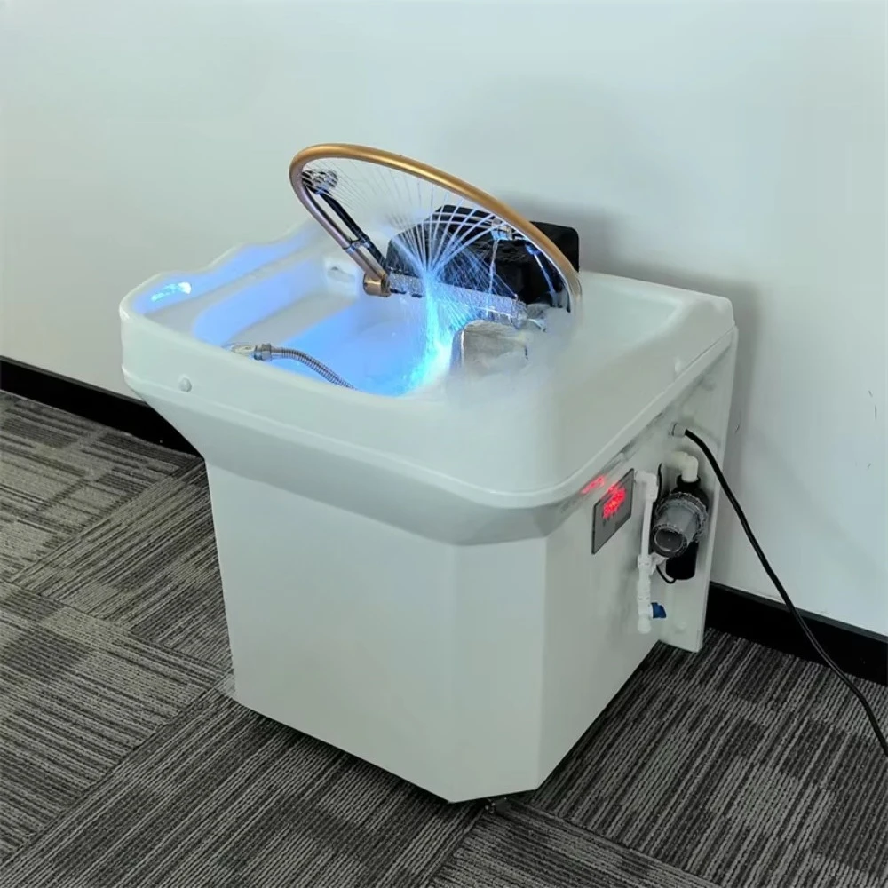 جديد 60L خزان المياه المحمولة غسل الشعر الاستخدام المنزلي الأثاث بالوعة القابلة للإزالة رئيس سبا العلاج حوض شامبو #3