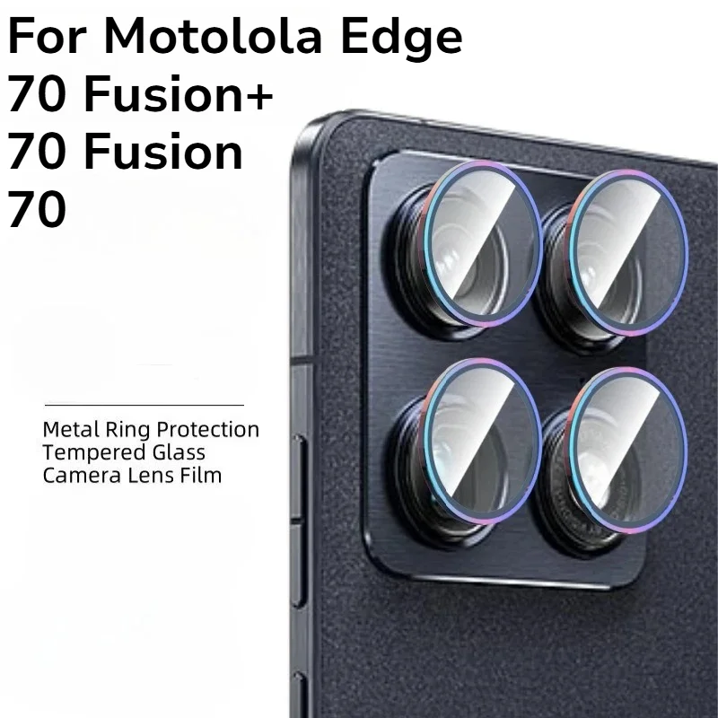 Metal Camera Lens Protector Film Cover For Motorola Edge Signature X70 Air Pro Fusion/+ 60 Alloy Ring Lens Scratch Resistant Cap