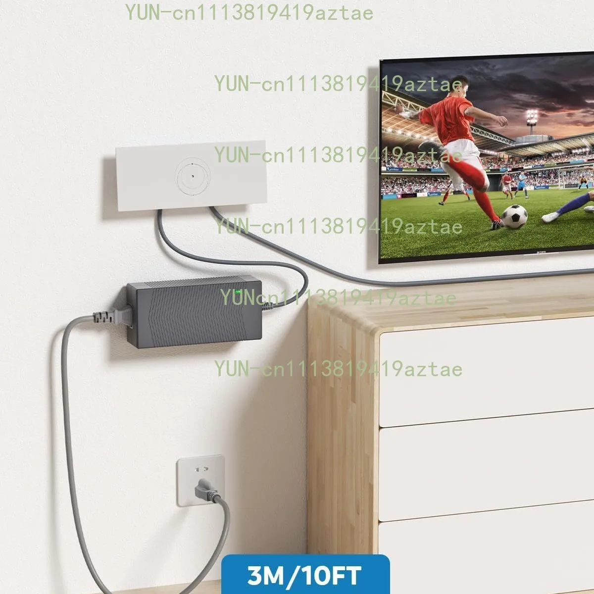 57V 3.42A 195W Power Adapter Cable For Starlink Gen 3