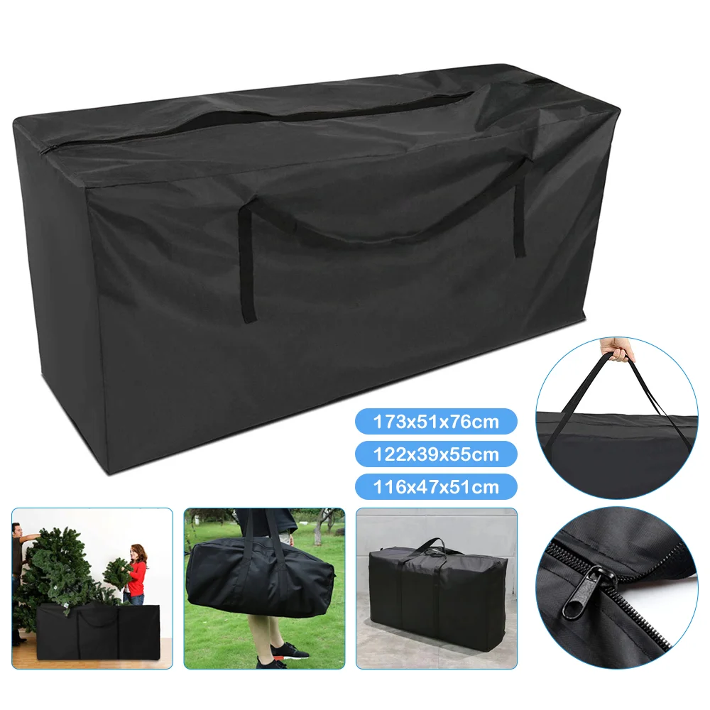 Cushion Storage Bag Large Capacity Furniture Protective Cover Outdoor Waterproof Luggage Bag Oxford Cloth Home Storage