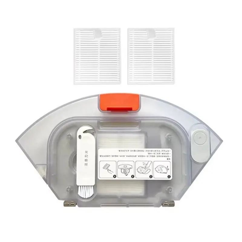 

Контейнер для мусора и фильтр Y59A 2-в-1 с резервуаром для воды для робота-пылесоса Mijia 3C Enhanced Version E10 E12 B112, запасные части, пылесборник