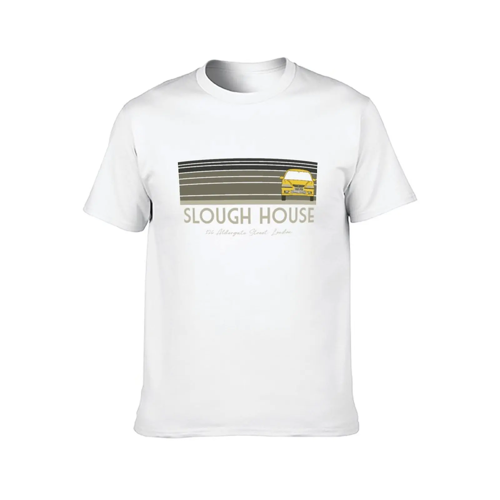 بطيئة الخيول Slough House تي شيرت أنيمي تي شيرت للرجل القطن تي شيرت رجل 100% تي شيرت