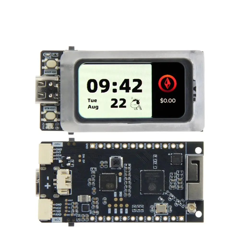 T-Display-AMOLED-Lite ESP32-S3 Development Board 1.47-inch RM67162 AMOLED Display ESP32-S3R8 Dual-Core Microprocessor