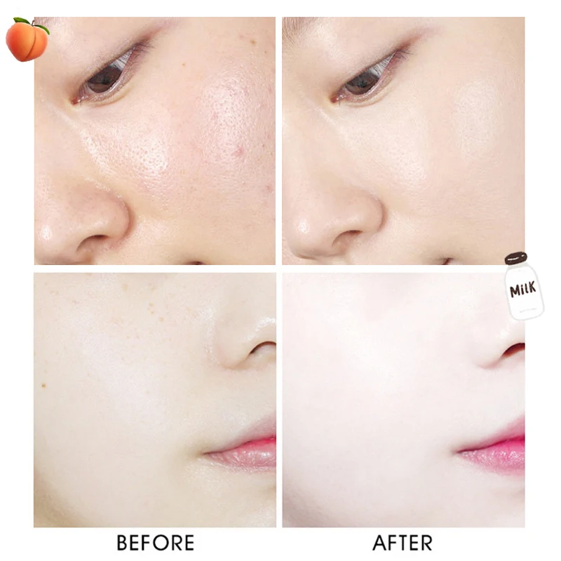 Honey Peach Plain Face Cream Concealer Quarantine Make Up Full Coverage Freckle Acne Dark Under-Eye Circles Facial Care 50g