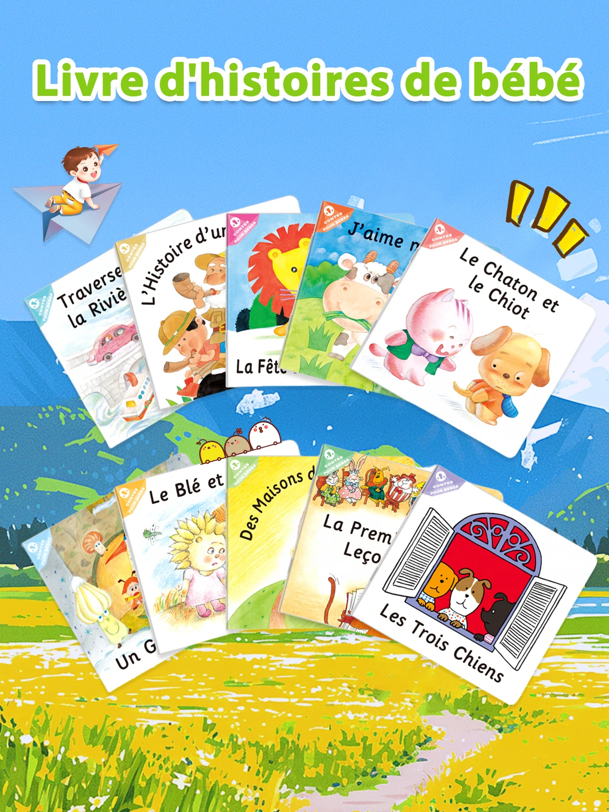 Baby Story Books: A Set of 10 Captivating Tales for Early Explorers