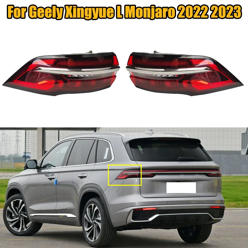 

Outer Car Rear Tail Light Assembly Turn Signal Brake Lamp Lights Tailights Warning Lamp For Geely Xingyue L Monjaro 2022 2023