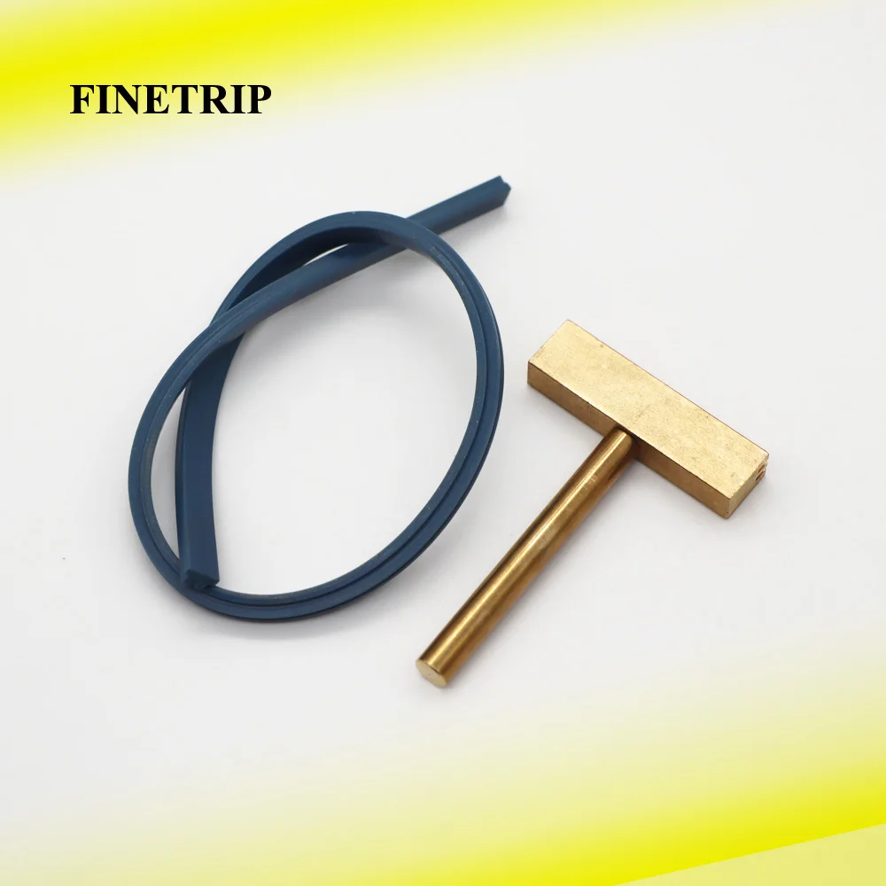 FINETRIP-Pointe en T pour fer à souder, embouts en T en cuivre ou câble en caoutchouc, presse à chaud pour écran LCD, réparation de câble flexible