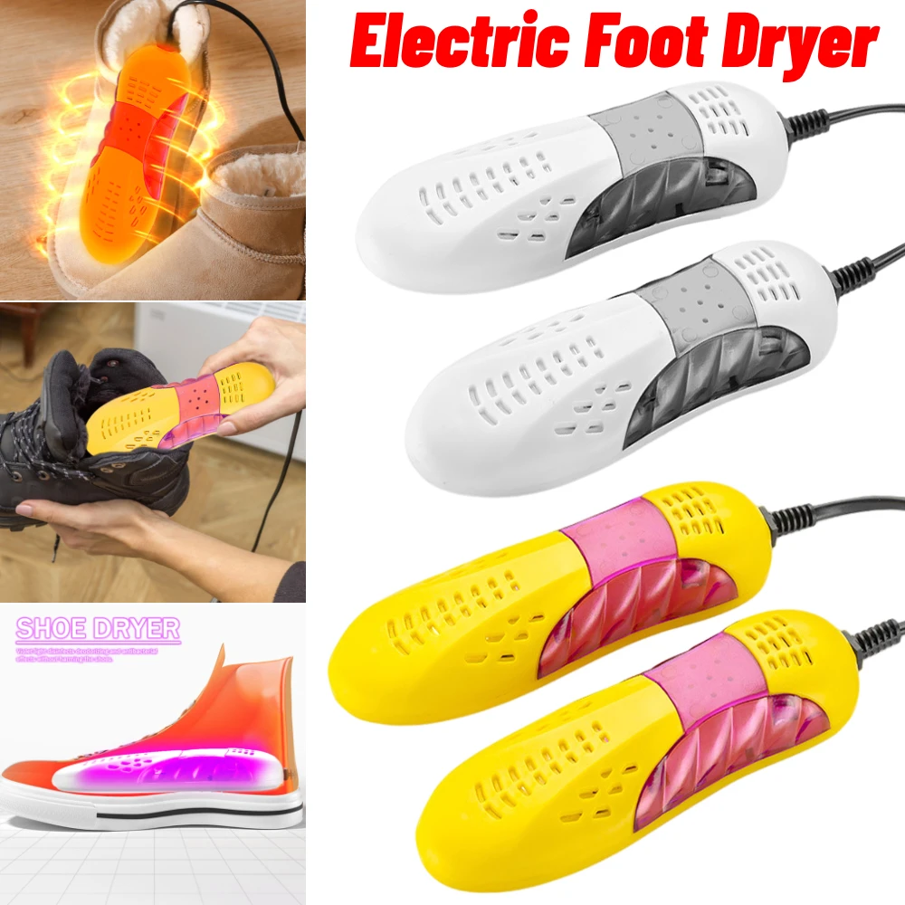 Electric Dryer For Shoes UV Winter Shoe Boot Dryer Foot Warm Heater Socks Glove Dryer Odor Eliminater Household Shoe Dryer