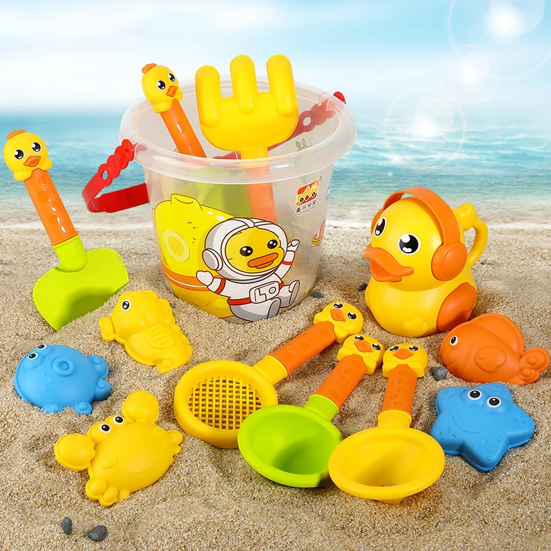 New Children Beach Toys Kids Play Water Toys Sand Box Set Kit Sand Bucket Summer Toys for Beach Play Sand beach bucket sand shov