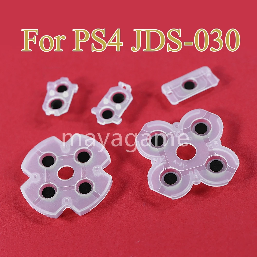 5 комплектов мягких силиконовых проводящих резиновых кнопок для контроллера PlayStation 4 PS4 JDS-030 JDM-030