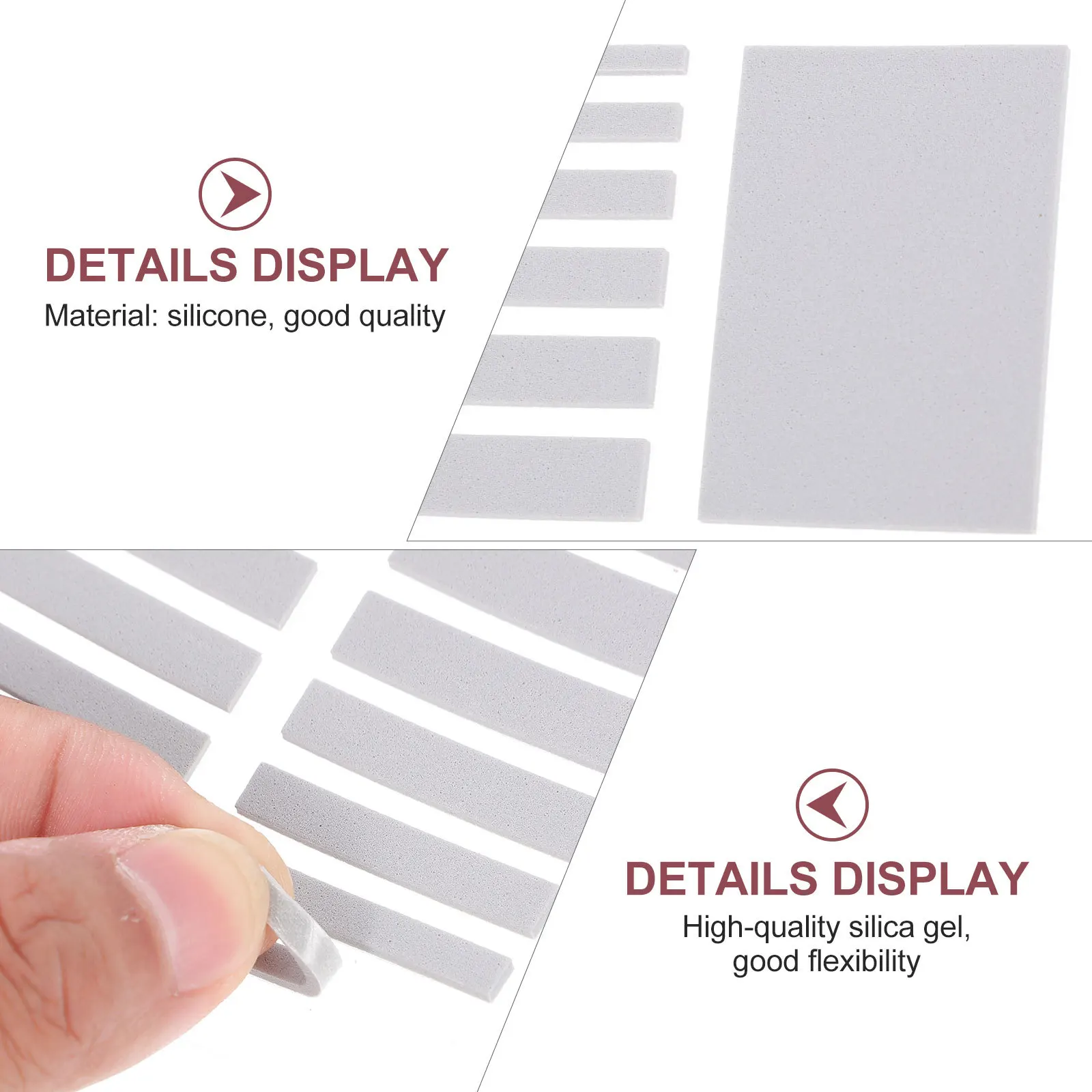 

2 Sheets Invisible Ring Size Adjuster Sizer Tightener for Loose Jewelry Fixing Tool Guard Spacer Reducer