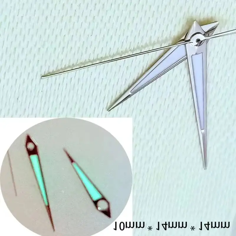 252525parts with luminous three-hand NH35 NH36 movement hours, minutes, seconds, hands