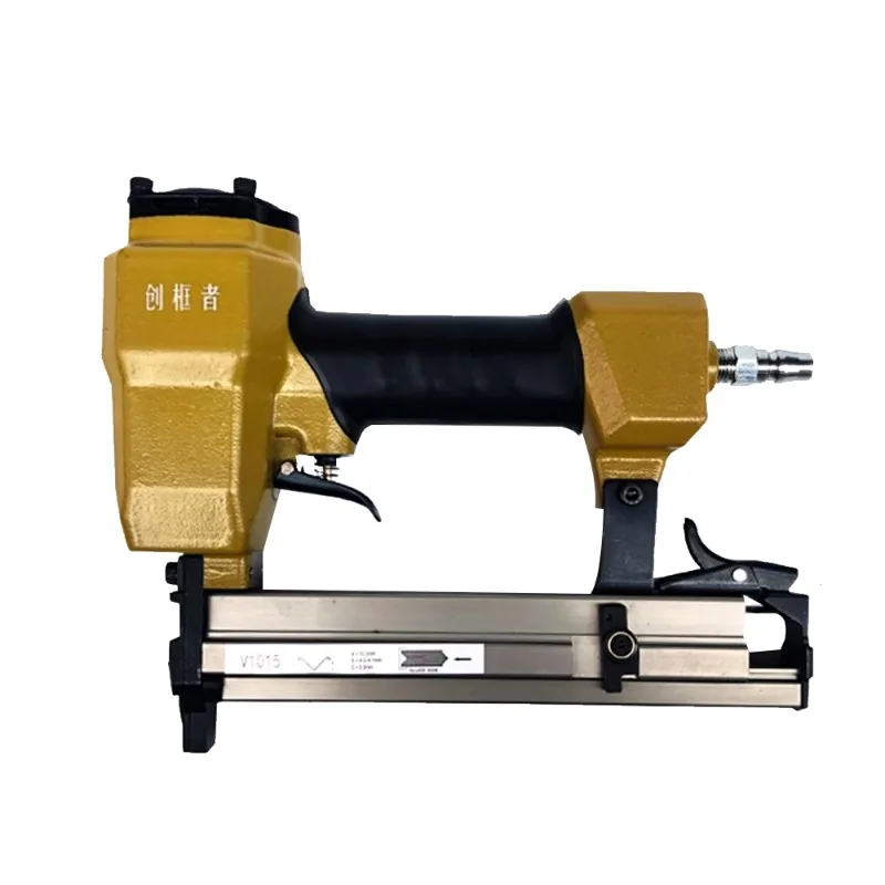 PINTUDY Power Tool Nail Gun Pneumatic V-NAILER Joining Gun Joiner Picture Frame Joiner V1015 Power Tool Accessories 2023 New