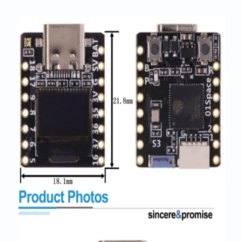 ESP32 S3 0.42 Inch OLED Development Board ESP-32 RISC-V WiFi Bluetooth For Arduin Micropython