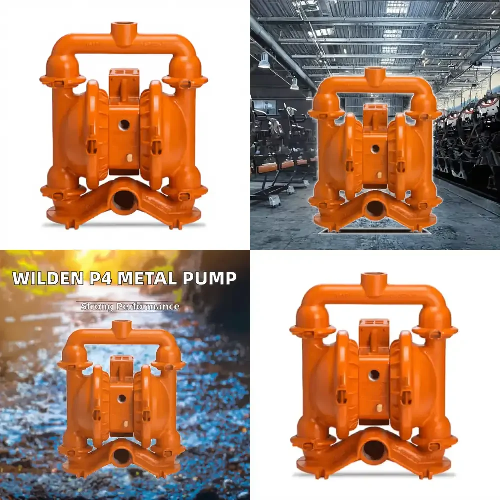 

P4 Clamped Metal AODD Pump for Pneumatic Diaphragm Pump Aluminum Stainless Steel Cast Iron Shell OEM Customizable Industrial