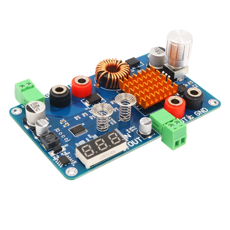 

NEW-New Version Buck Converter DC 5-32V To 5-45V 3A Adjustable Step Down Module With Voltage Display Touching Sensor Switch