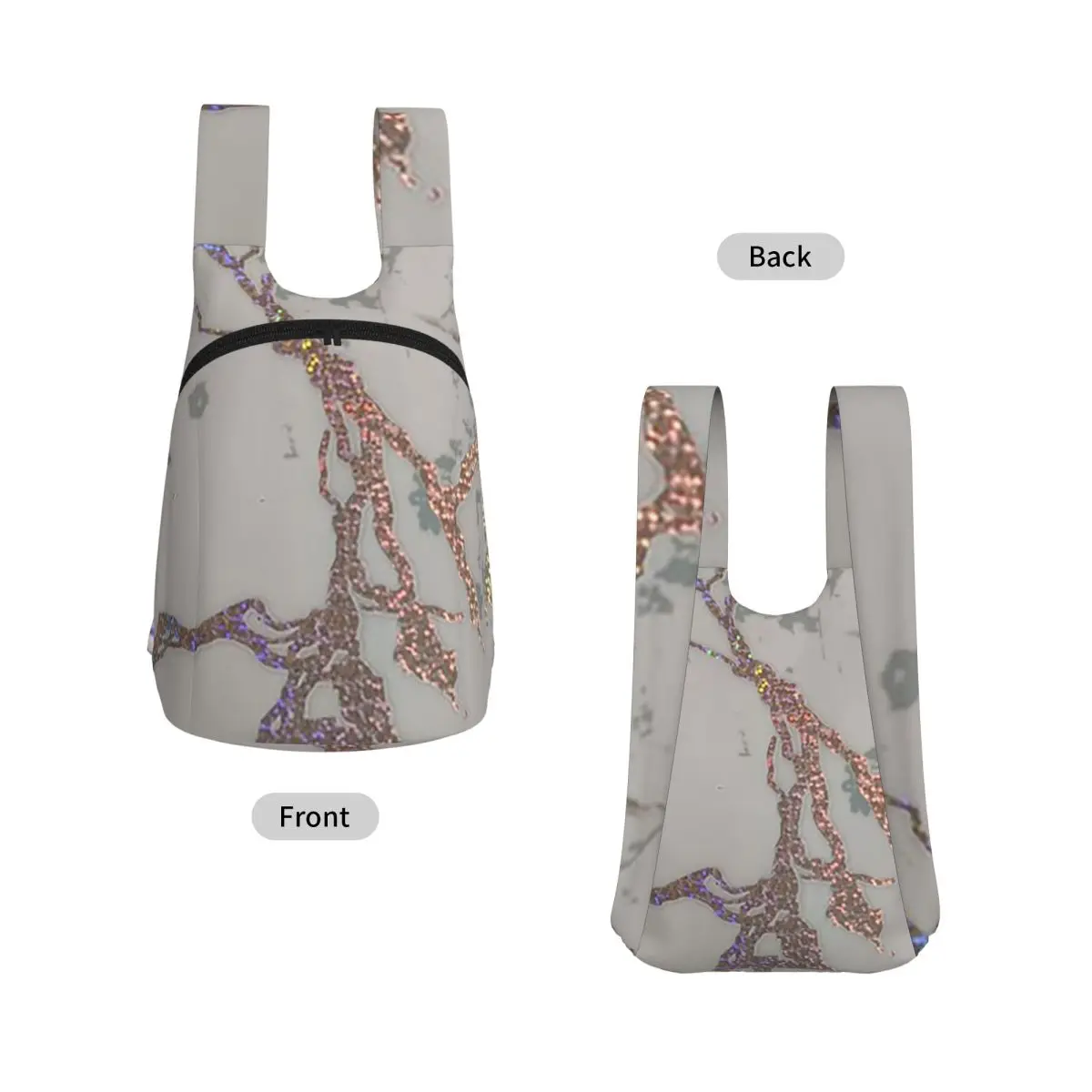 Marble Pattern Elegant Texture And Modern Backpack Student Storage BookBag Kids School Bag Computer Shoulder Bags for Men Women