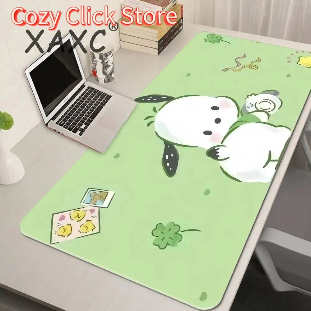 Sanrio Pochacco Mouse Pad Extra Large Laptop Keyboard Cushion Girl Kawaii Style Anti Slip Mouse Pad Birthday Gift