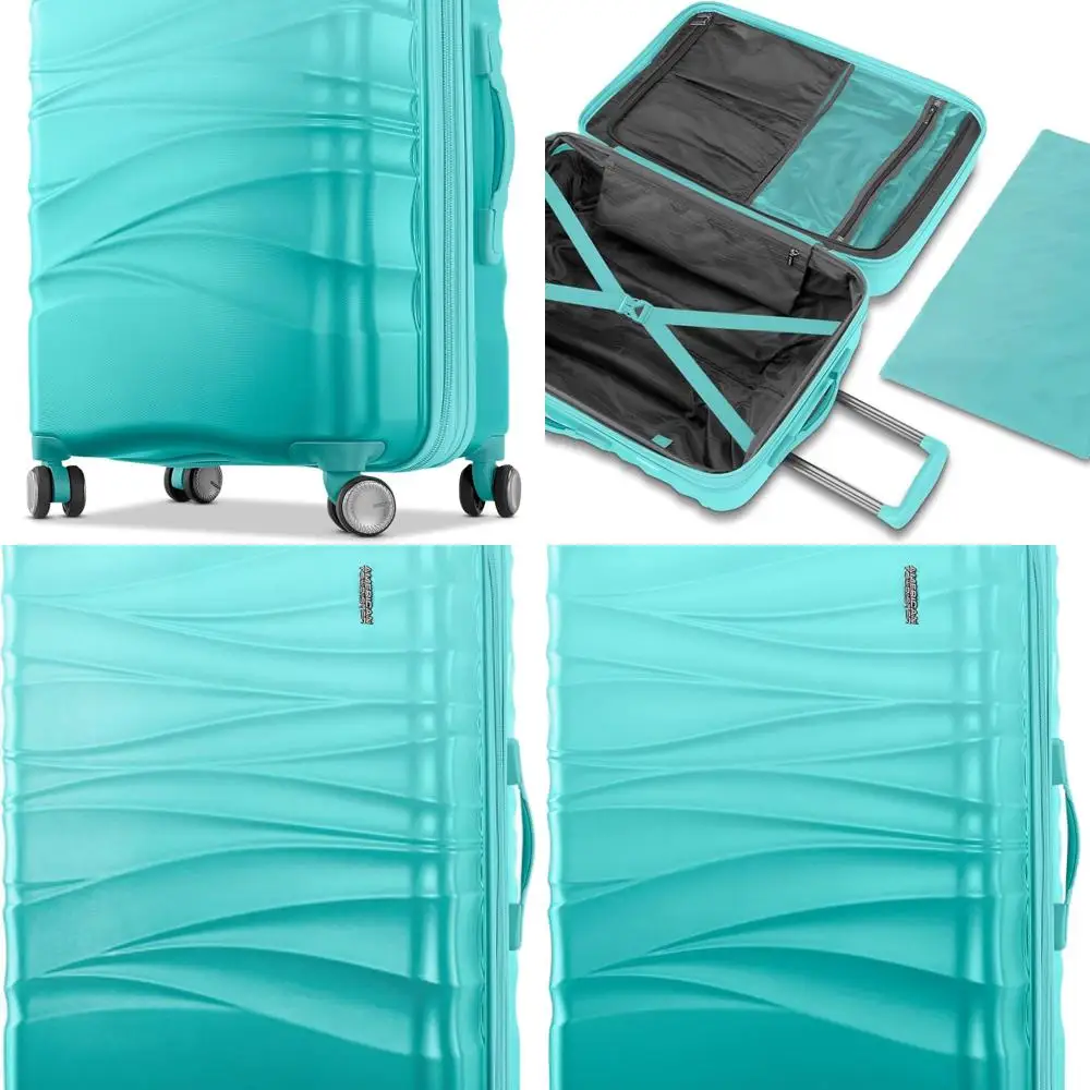 أمتعة دوارة من الزبرجد مقاس 28 بوصة مع عجلات دوارة ناعمة #1