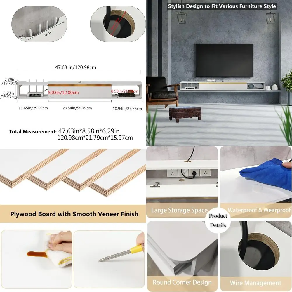 Floating Tv Stand, … - image