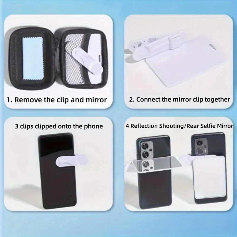 Portable Vlog Selfie Mirror - Multi-functional Rear Selfie Mirror